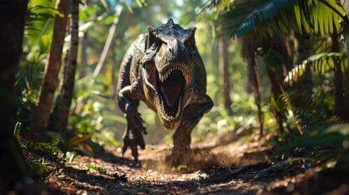 Jurassic Park themed dinosaur game